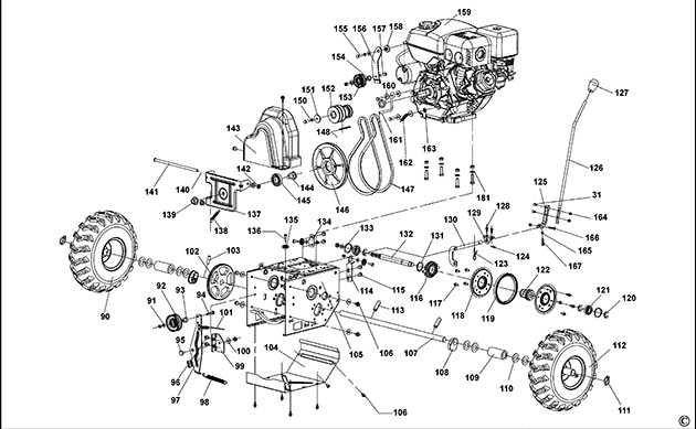 Stanley SPT-270-720 Snow Thrower Spare Parts SPT-270-720