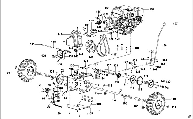 Stanley SPT-302-720 Snow Thrower Spare Parts SPT-302-720