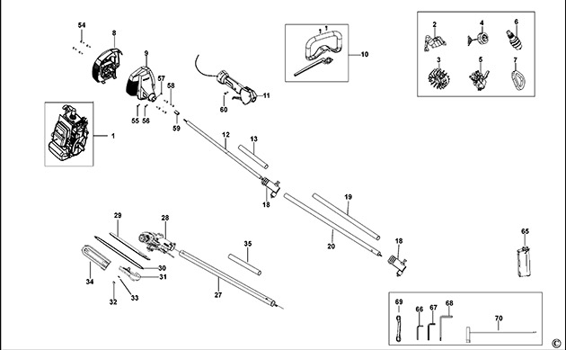 Stanley SPS-750 Pruner Spare Parts SPS-750