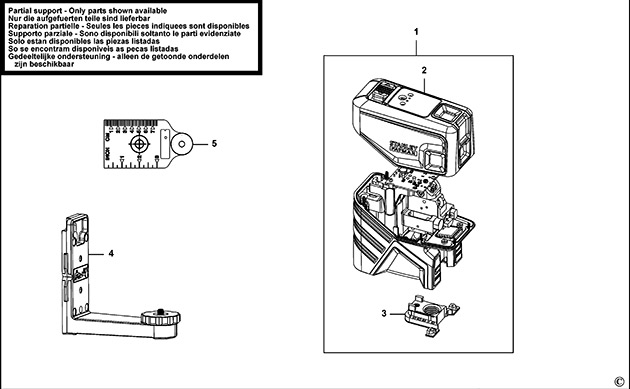 Stanley FMHT1-77413 Crossline Laser Spare Parts FMHT1-77413