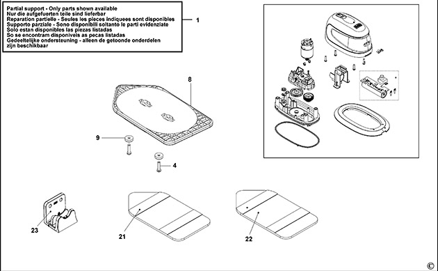 Black & Decker BHPC210 Type 1 Scrubbrusher Spare Parts BHPC210