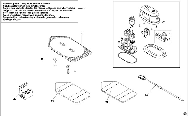 Black & Decker BHPC220 Type 1 Scrubbrusher Spare Parts BHPC220