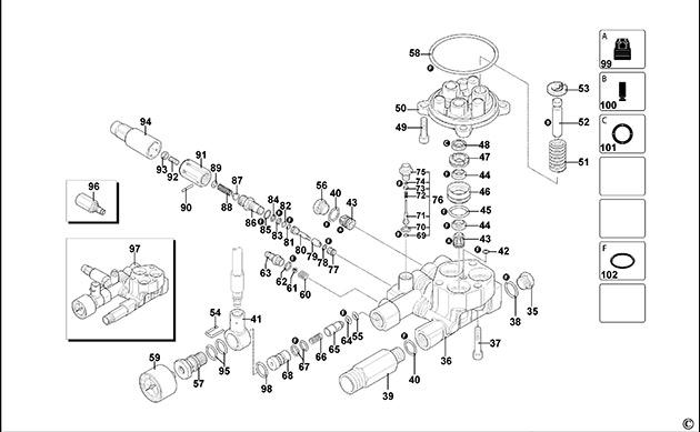 Stanley SXFPW28E Pressure Washer Spare Parts SXFPW28E