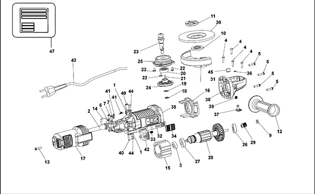 Black & Decker G850 Type 2  Spare Parts G850