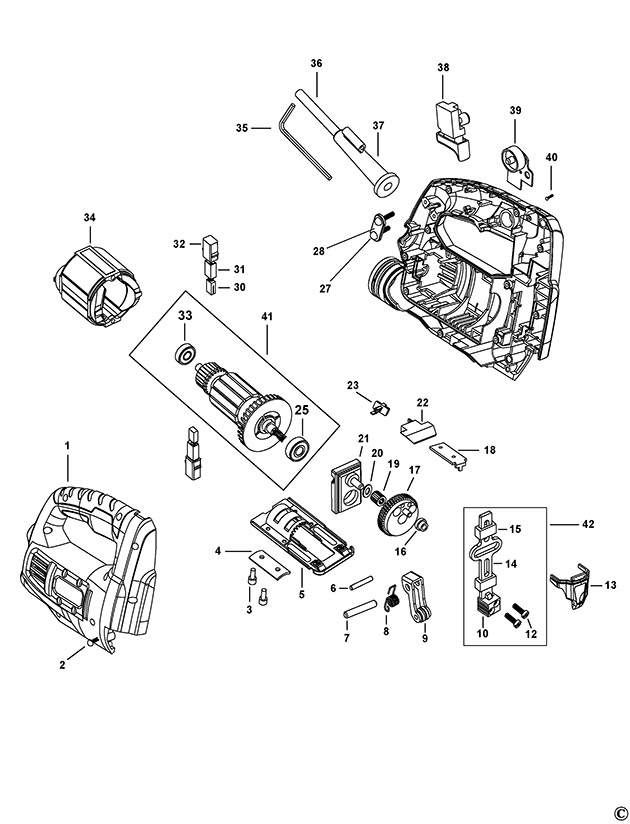 Black & Decker JS20 Jigsaw Spare Parts JS20