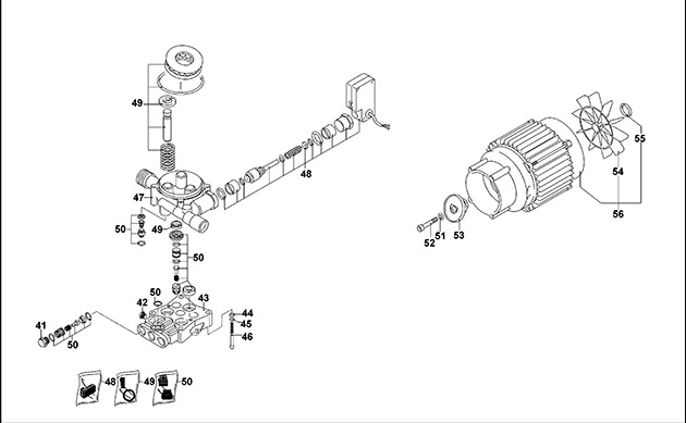 Black & Decker BXPW1900E Type 1 Pressure Washer Spare Parts BXPW1900E