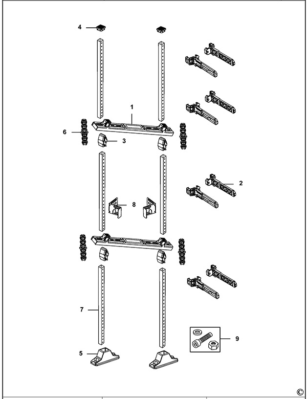 Facom BSYS.TK Rack Spare Parts BSYS.TK