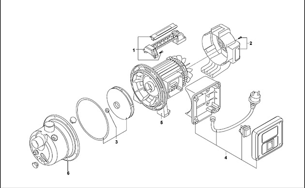 Black & Decker BXGP800XE Pump Spare Parts BXGP800XE