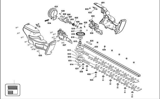 Black & Decker BCASK861D Type 1 3 In 1 Chainsaw, Hedgetrimmer & Strimmer Spare Parts BCASK861D