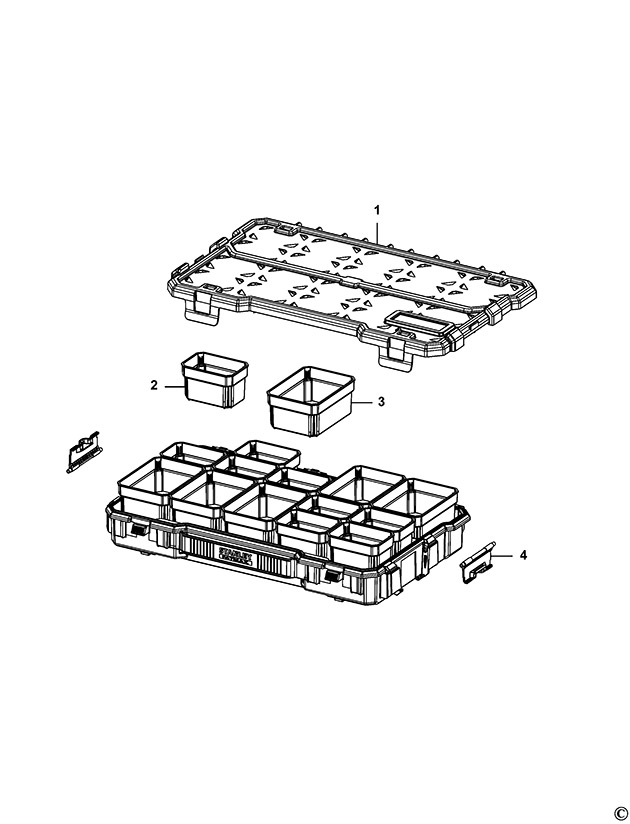 Stanley FMST1-75779 Organiser Spare Parts FMST1-75779