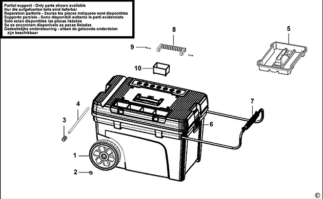 Stanley 1-92-904 Workbox Spare Parts 1-92-904