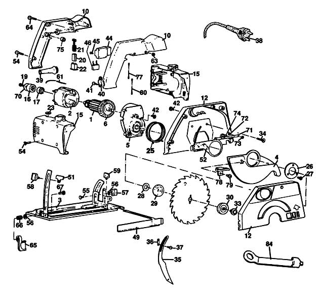 Black & Decker DN229 Type 1 Circ. Saw Spare Parts DN229