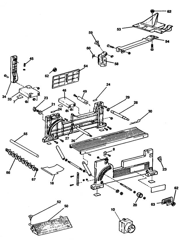 Elu ADE88 Type 1 Planer Thicknesser Spare Parts ADE88