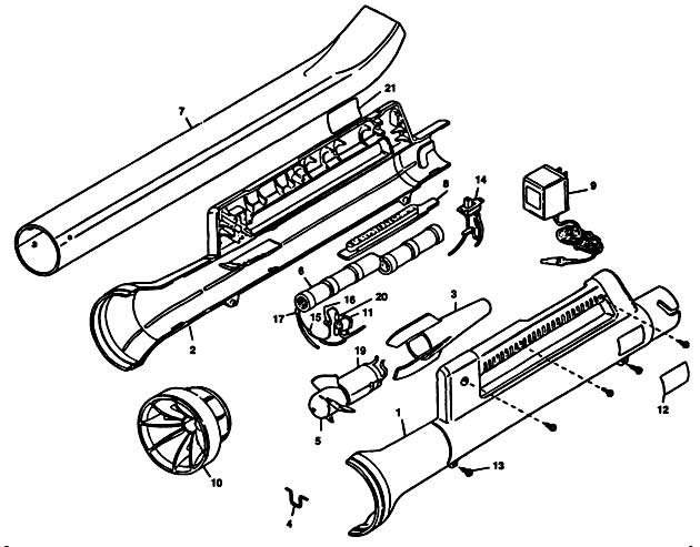Black & Decker 82460 Type 1 Sweepstick Spare Parts 82460