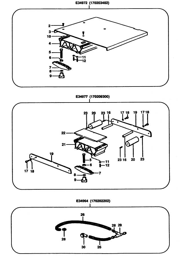Elu 170202202 Type 1 Extractor Kit Spare Parts 170202202