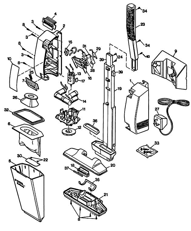 Black & Decker H600 Type 1 Dustbuster Spare Parts Part Shop Direct