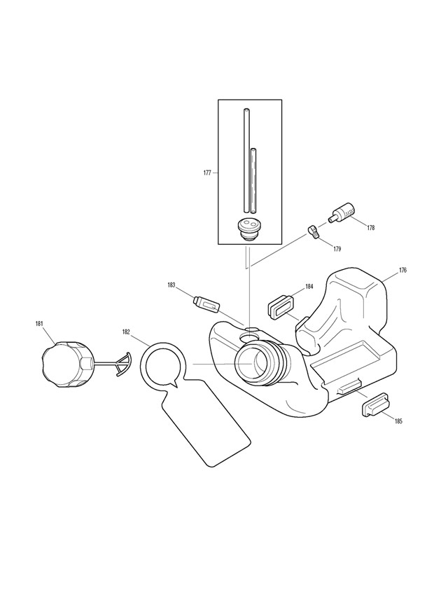 Makita EM4340L 4-stroke Petrol Brushcutter 33.5cc Spare Parts EM4340L