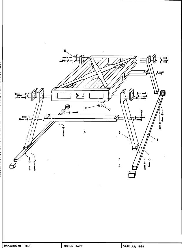 DeWalt DW8101----G Type 1 Radial Arm Saw Spare Parts DW8101----G