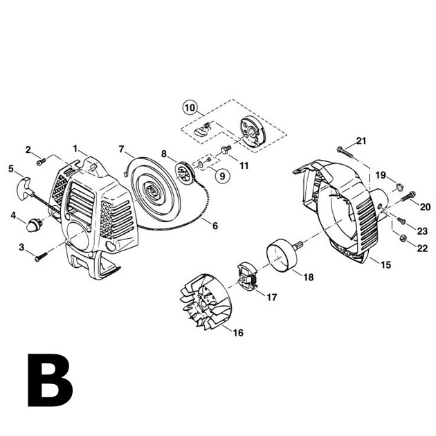 Makita LT250 Petrol Strimmer Brush Cutter Spare Parts LT250