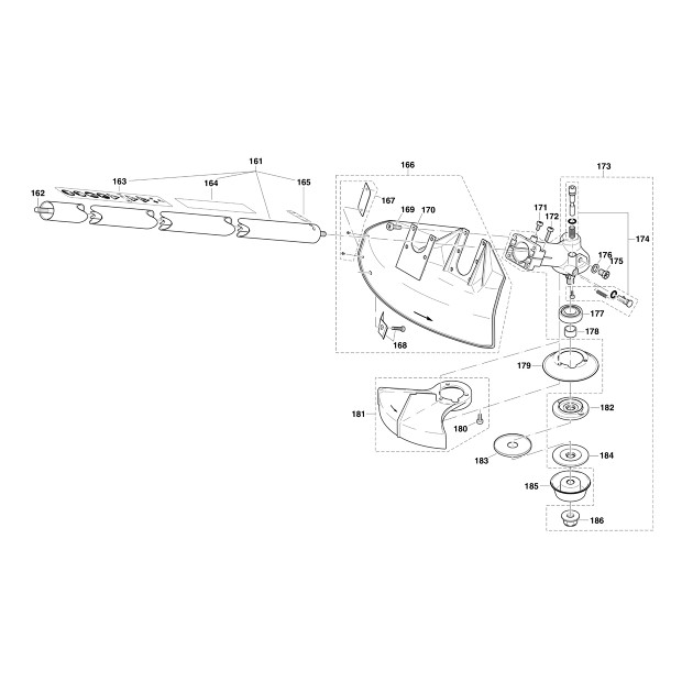 Makita MS3310 Petrol Brush Cutter 37mm Spare Parts MS3310