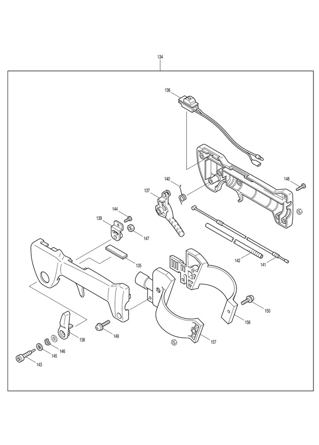 Makita PB500R Petrol Garden Leaf Blower Spare Parts PB500R