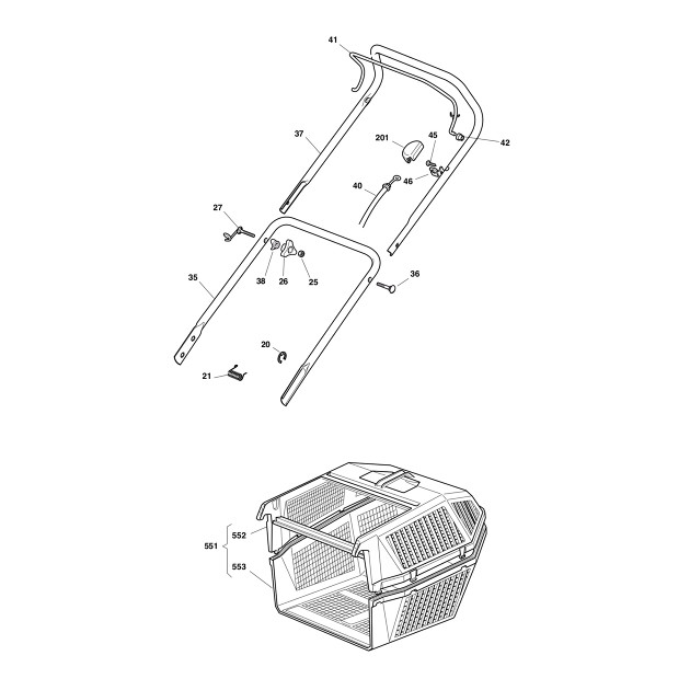 Makita PLM4100 110v 240v Corded Lawnmower Spare Parts PLM4100