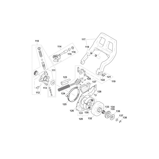 Makita PS9010 Petrol 74cm Chainsaw 90cc Spare Parts PS9010