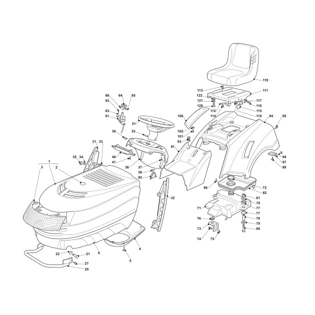 Makita PTM0900 Petrol Lawnmower Spare Parts PTM0900