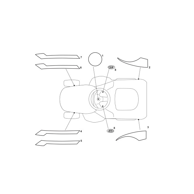 Makita PTM0900 Petrol Lawnmower Spare Parts PTM0900