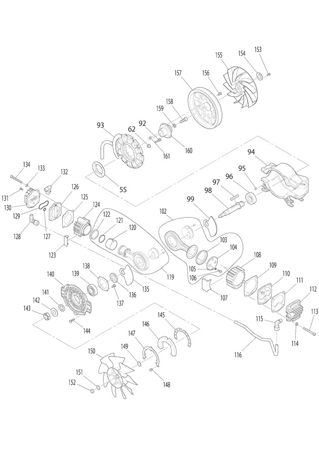 Makita AC320H Ac320h 22 Bar 240v High Pressure Air Compressor Spare Parts AC320H