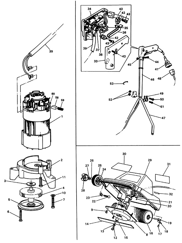 Black & Decker R1 Type 1 Rotary Mower Spare Parts R1