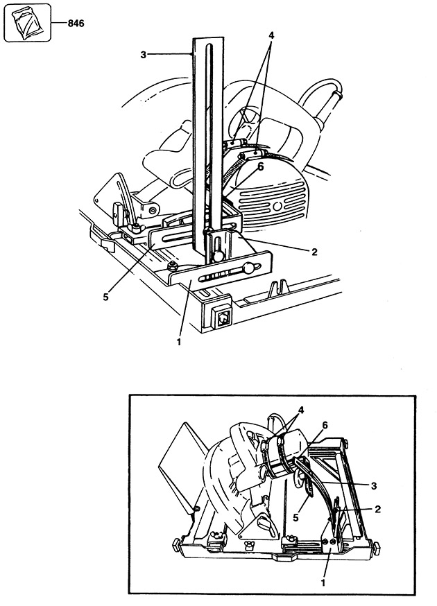 Elu E35187 Type 1 Bracket Spare Parts E35187