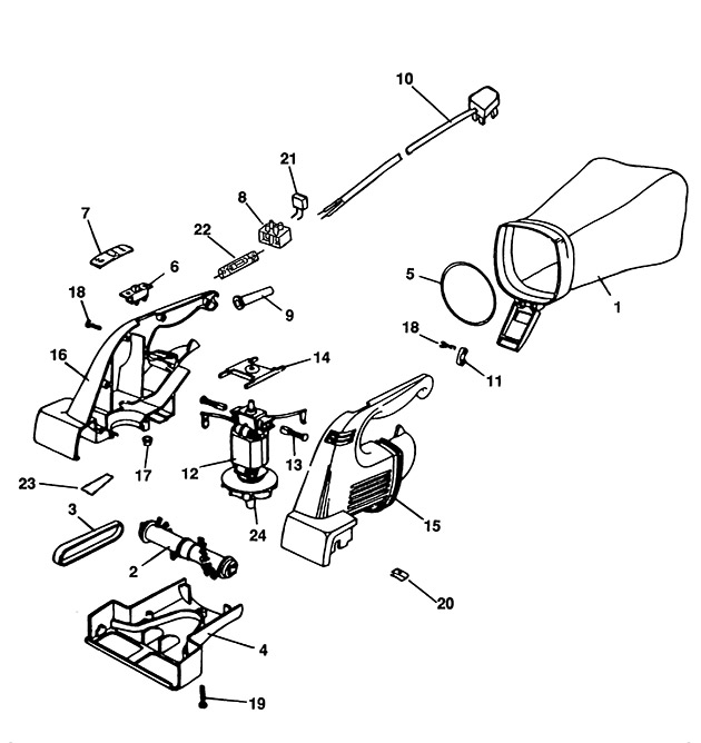 Black & Decker AC7000 Type 1 Powerbrush Spare Parts AC7000