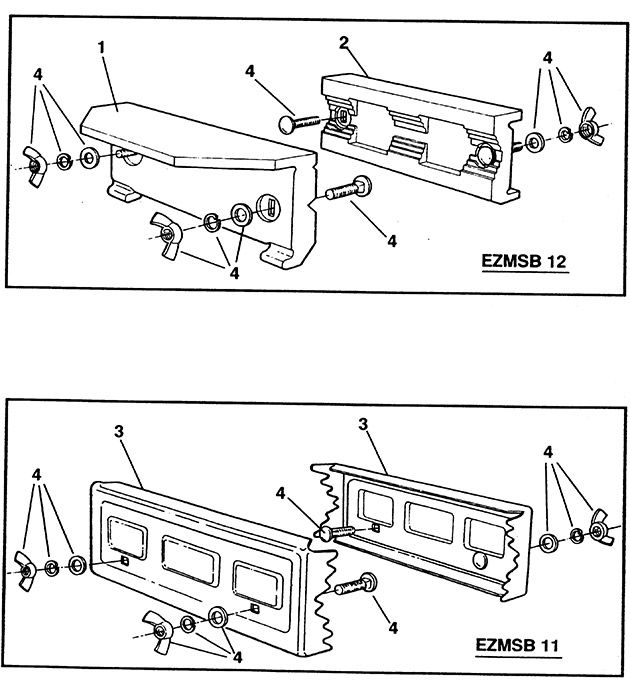Elu EZMSB11 Type 1 Jaws Spare Parts EZMSB11