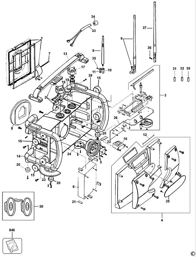 Elu ERAL18 Type 1 Site Radio Spare Parts ERAL18