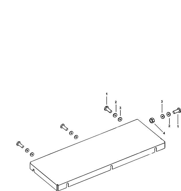 DeWalt DE7462 Type 1 Table Outer Spare Parts DE7462