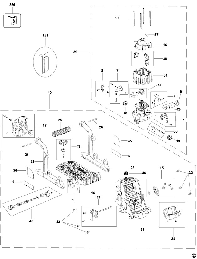 DeWalt DW073 Type 1 Laser Spare Parts DW073