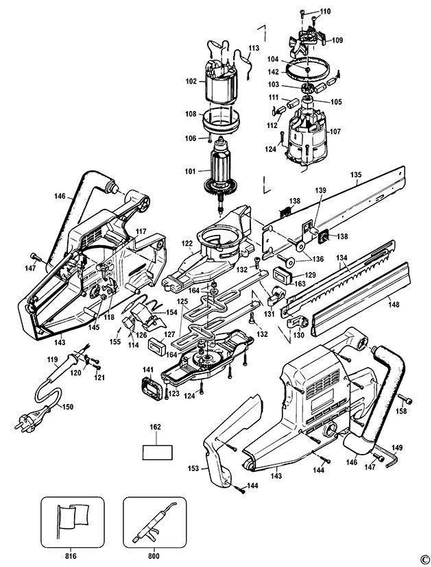 Black & Decker KS385 Type 4 Universal Saw Spare Parts KS385
