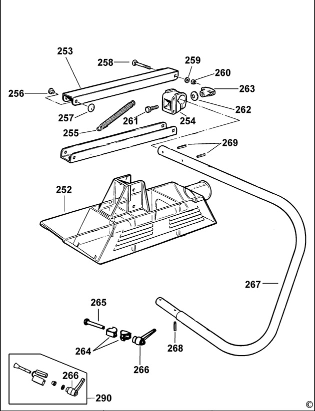 DeWalt D271056 Type 1  Spare Parts D271056