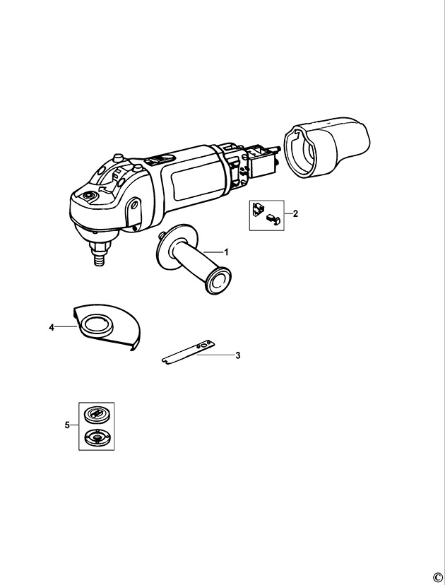 Black & Decker KG925 Type 1 Small Angle Grinder Spare Parts KG925