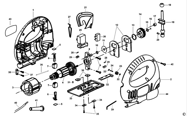 Black & Decker CD301 Type 2 Jigsaw Spare Parts CD301