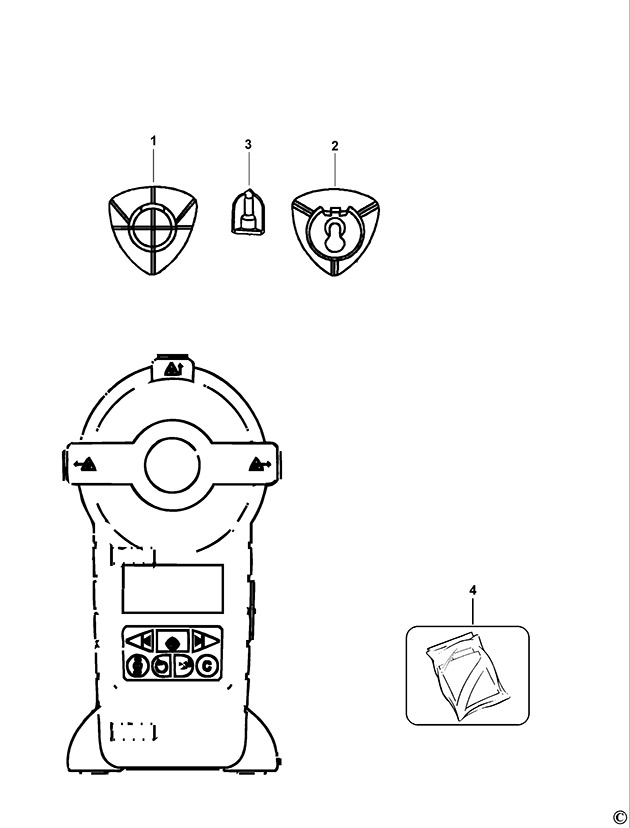 Black & Decker BDL500M Type 1 Laser Spare Parts BDL500M