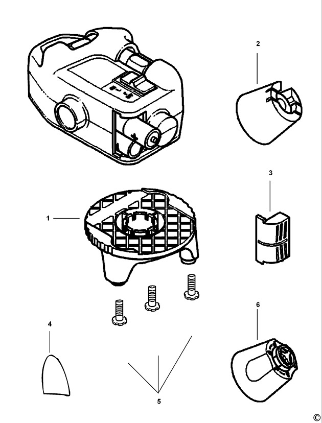 Black & Decker BDL210S Type 1 Laser Spare Parts BDL210S