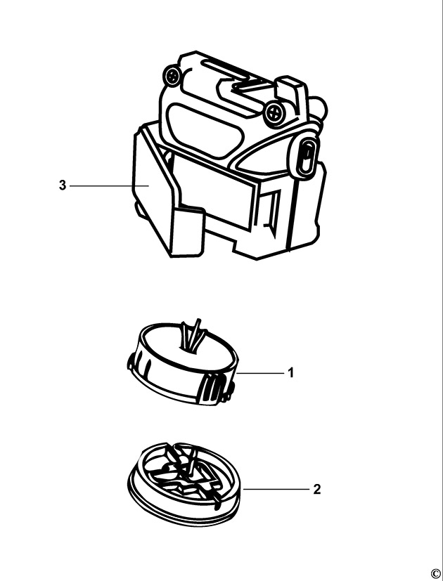 Black & Decker BDL200S Type 1 Laser Spare Parts BDL200S