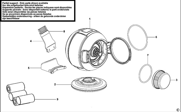 Black & Decker ORB48 Type H1-AS Mini Vac Spare Parts ORB48