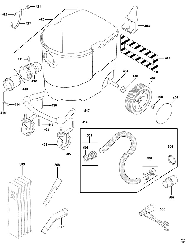 DeWalt D27902M Type 1  Spare Parts D27902M