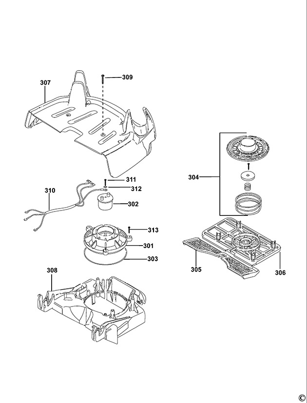 DeWalt D27902M Type 1  Spare Parts D27902M