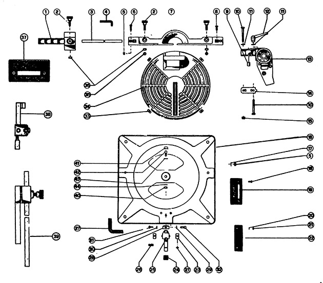 DeWalt DW250-----C Type 1 Mitre Saw Spare Parts DW250-----C