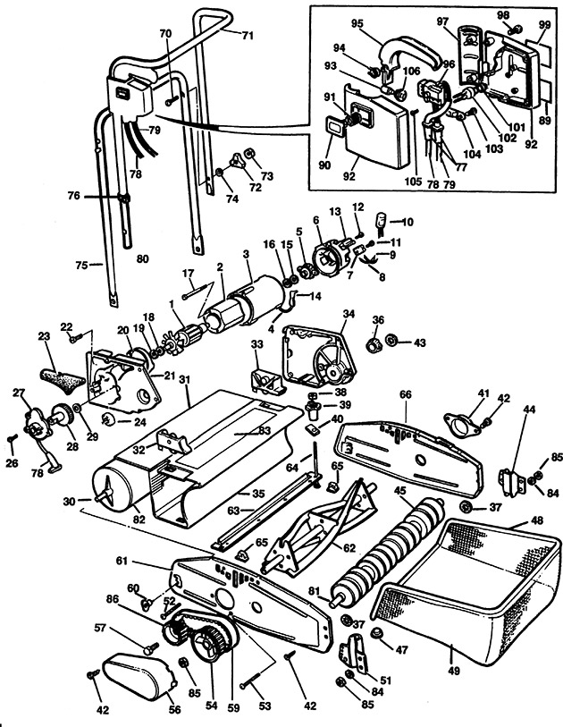 Black & Decker GB300C Type 1 Cylinder Mower Spare Parts GB300C