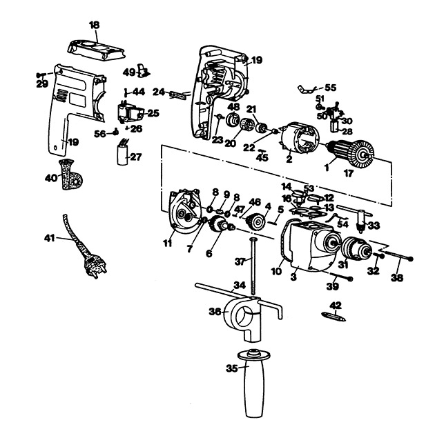 Black & Decker SR910RT Type 1 Drill Spare Parts SR910RT